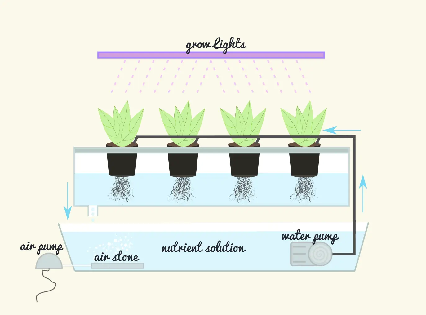 hydroponic drip system components